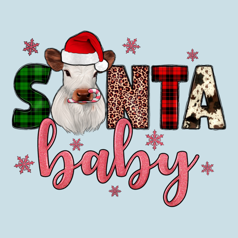 Santa Baby Cow Ladies Tee by JahusDesignShop | Teevron