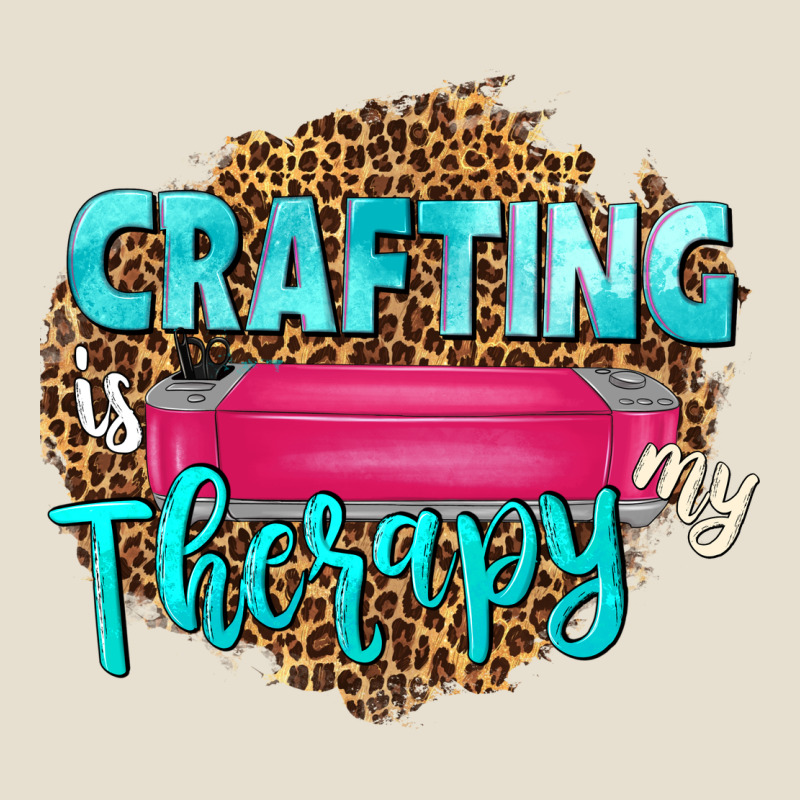 Crafting Is My Therapy Urban Heavy Tee by NancyCooperArtShop | Teevron