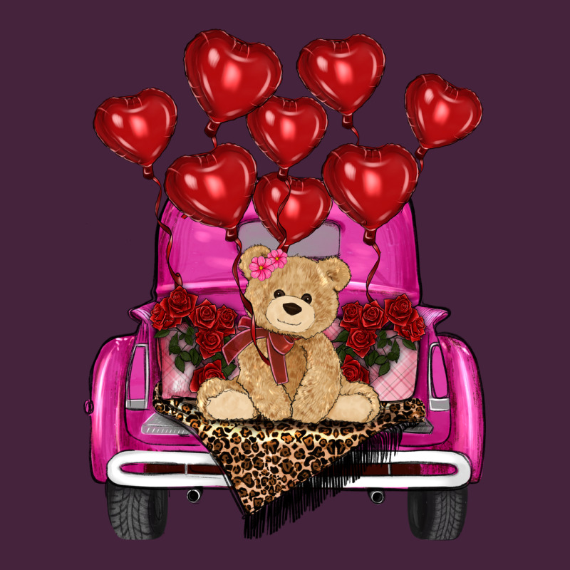 Valentines Day Tedybear Truck Long Sleeve Tee by RanaPortraitStore | Teevron