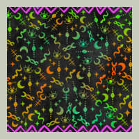 Halloween Witch Symbols Seamless Pattern Ladies Tee | Teevron