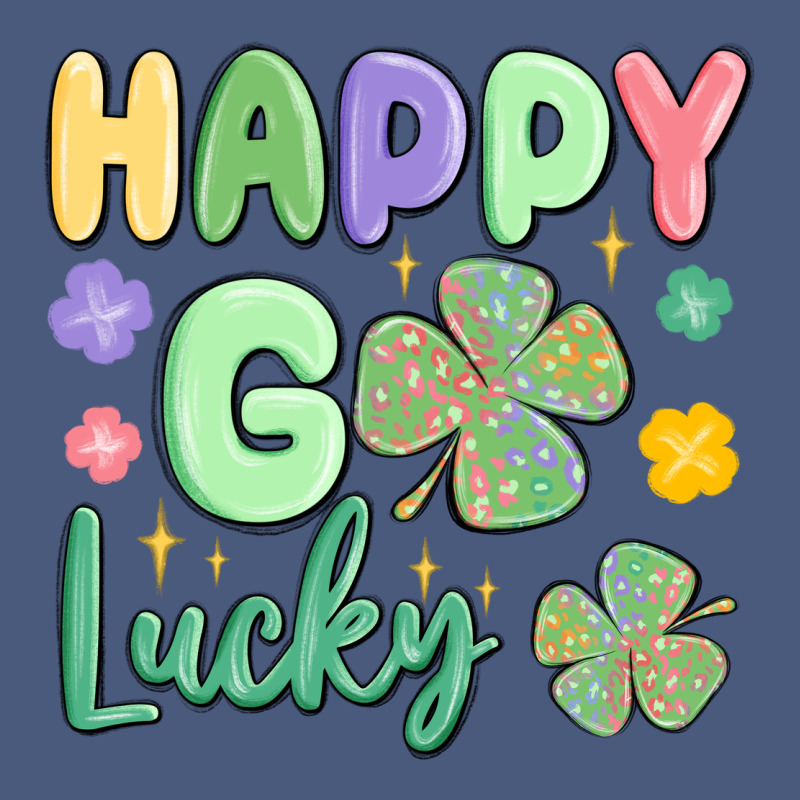 Happy Go Lucky Vintage Hoodie by MaliasSmallBusiness | Teevron