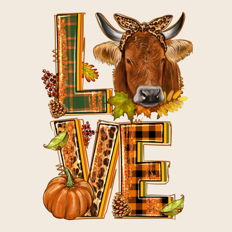 Love Fall Cow Zipper Hoodie by NancyCooperArtShop | Teevron