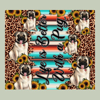 Life Is Better With A Pug Ladies Tee | Teevron