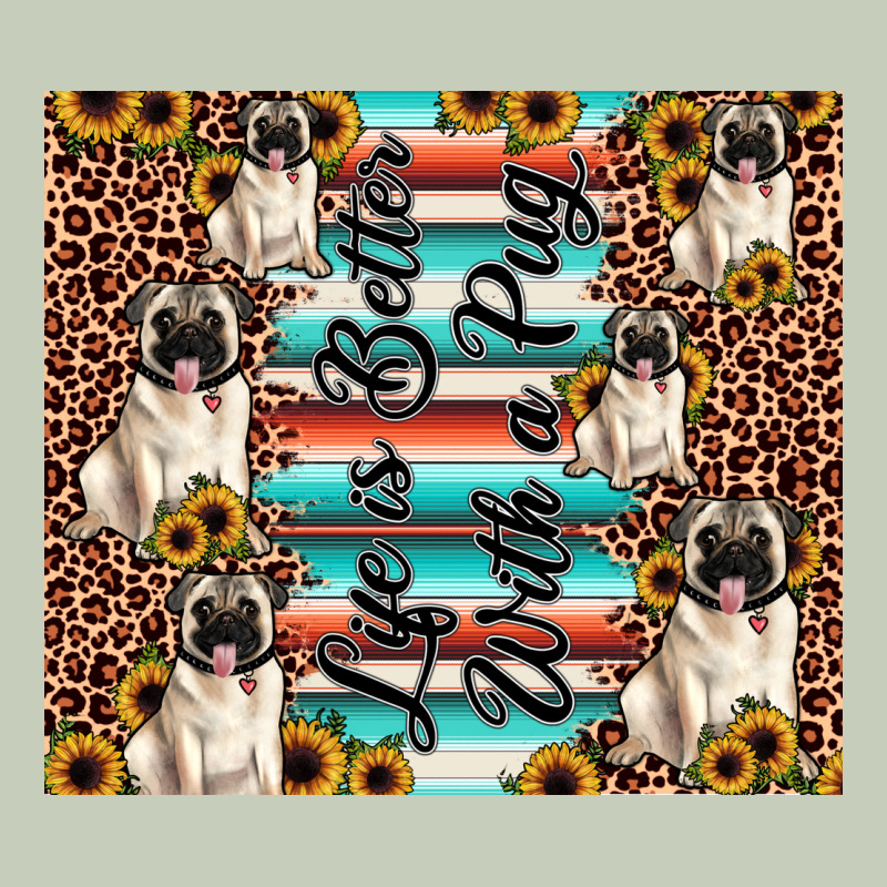 Life Is Better With A Pug Ladies Tee by JahusDesignShop | Teevron
