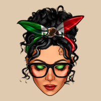 Mexican Latina Girl Messy Bun Heavyweight Sweatshirt | Teevron