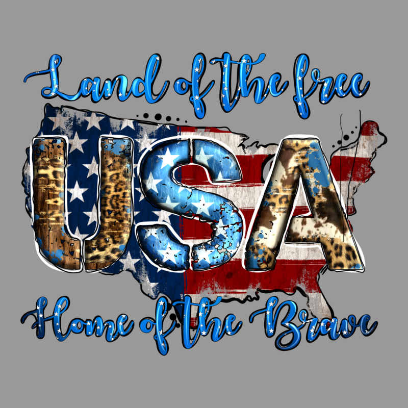 Land Of The Free Home Of The Brave American Flag Background Vintage Hoodie by Jasminsmagicworld | Teevron
