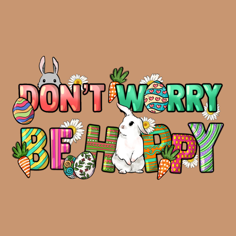 Don't Worry Be Hoppy Easter Day Heavyweight Hoodie by HowdyJamesFarm | Teevron