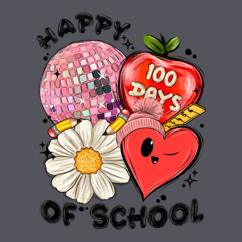 Happy 100 Days Of School Vintage Hoodie by MaliasSmallBusiness | Teevron