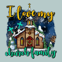 Christmas Church And Snow   ı Love My Church Family Heavy Core Tee | Teevron
