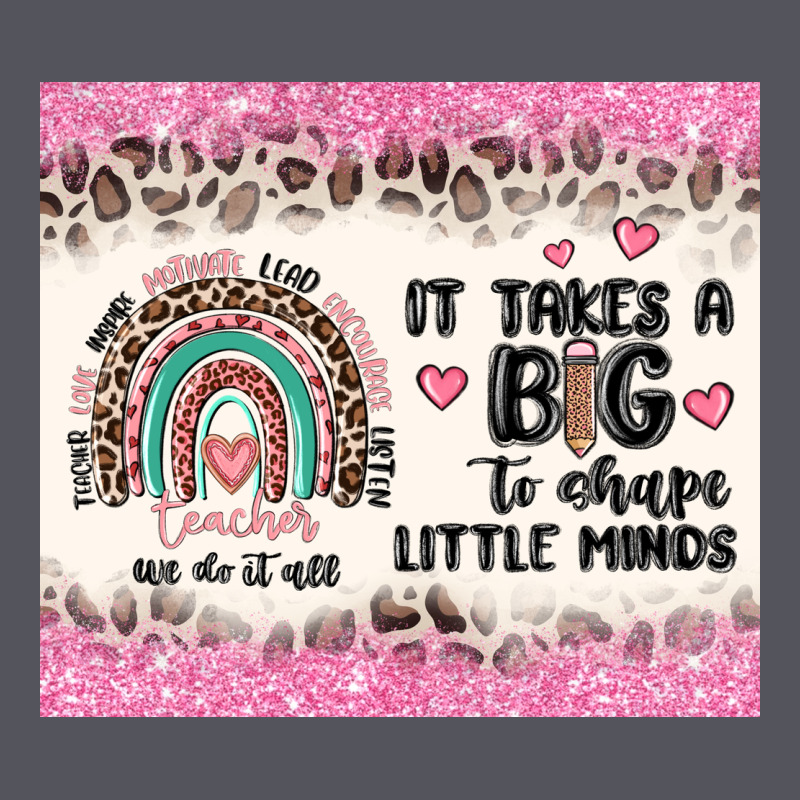 It Takes A Big To Shape Little Minds Vintage Hoodie by MaliasSmallBusiness | Teevron