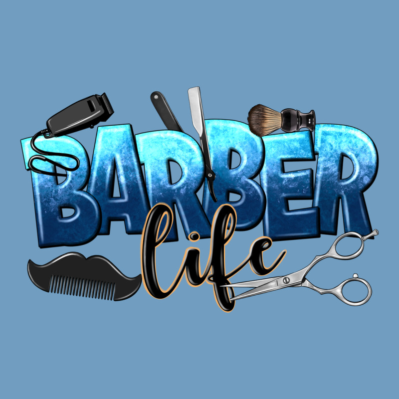 Barber Life Urban Heavy Tee by NancyCooperArtShop | Teevron