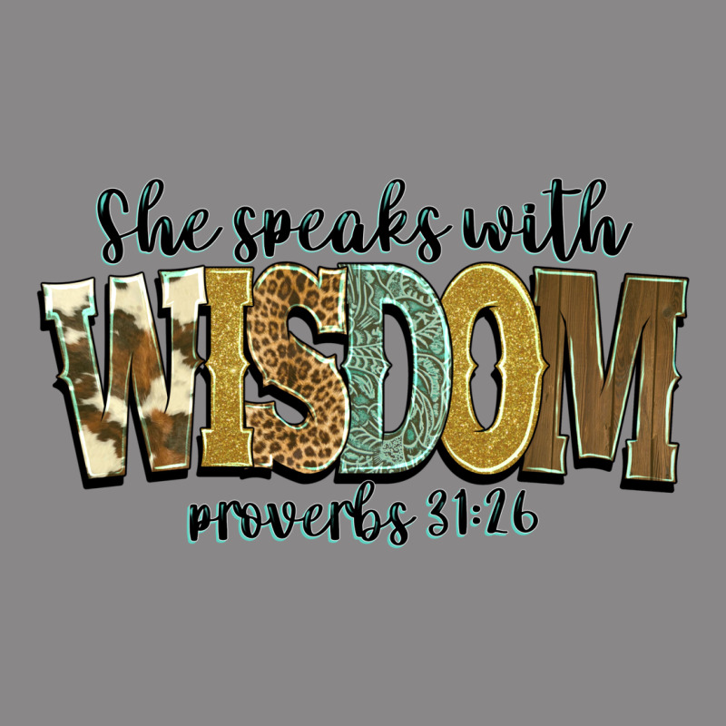 She Speaks With Wisdom Proverbs 31 26 Vintage Tee by NancyCooperArtShop | Teevron