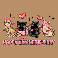 Happy Valentines Day Cats Vintage Hoodie | Teevron