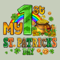 My First St Patricks Day With Coins And Shamrocks Ladies Tee | Teevron