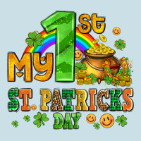 My First St Patricks Day With Coins And Shamrocks Ladies Tee | Teevron