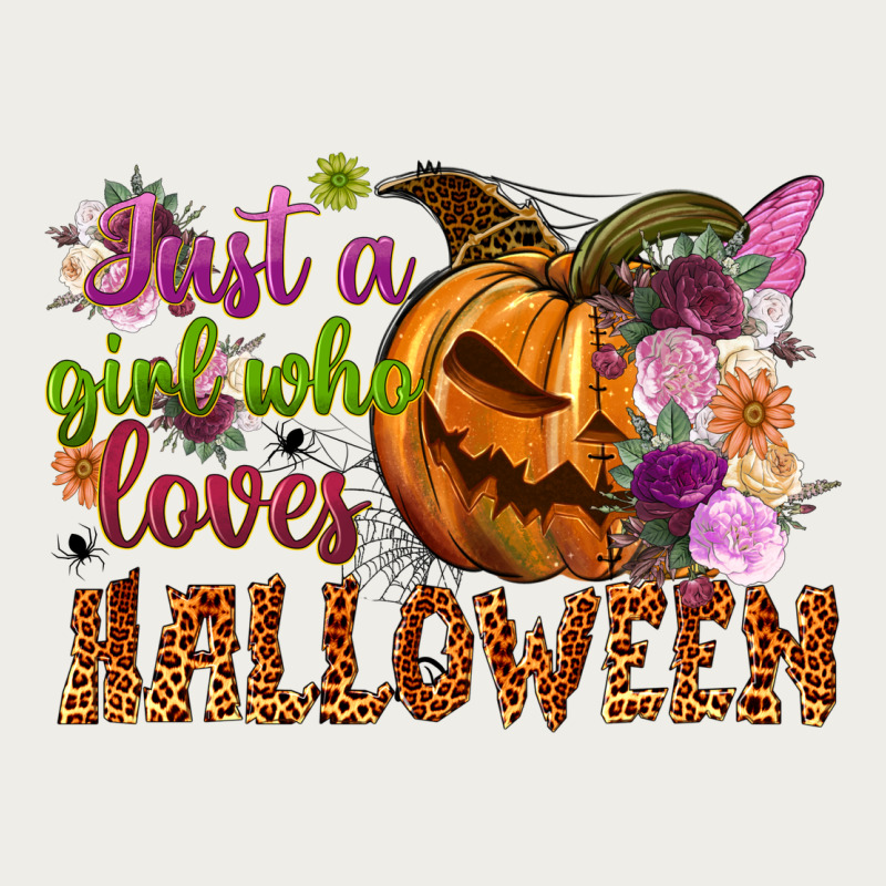Just A Girl Who Loves Halloween Zipper Hoodie by NancyCooperArtShop | Teevron