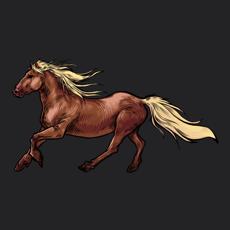 Running Horse Vintage Tee by NancyCooperArtShop | Teevron