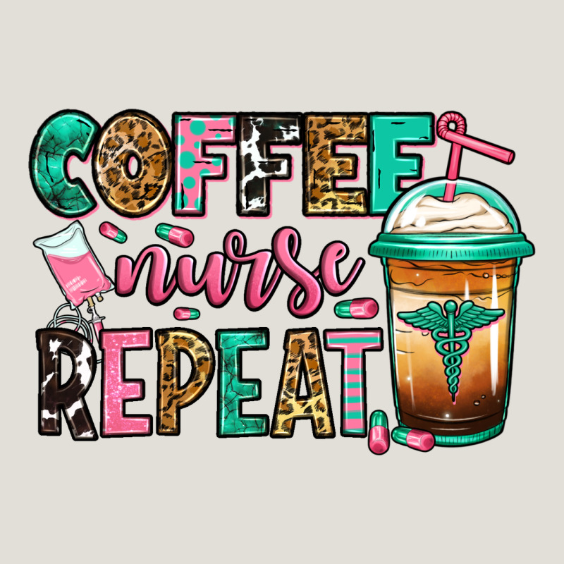 Nurse Coffee Repeat Heavy Core Tee by Jasminsmagicworld | Teevron