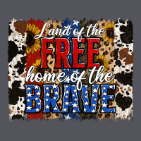 Land Of The Free  Th Of July Brushstroke Vintage Hoodie | Teevron