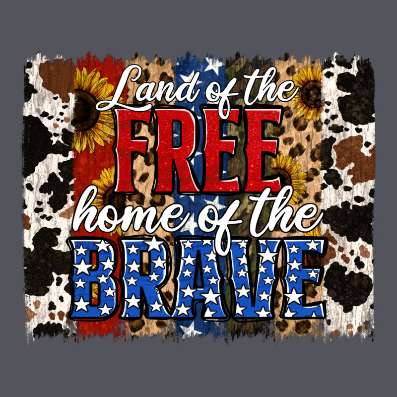 Land Of The Free  Th Of July Brushstroke Vintage Hoodie by Jasminsmagicworld | Teevron