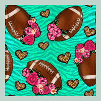 American Football Roses And Hearts Zipper Hoodie | Teevron