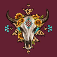 Bull Skull With Aztec Sunflower Leopard Classic Tee | Teevron