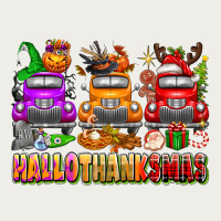 Hallothanksmas Trucks Zipper Hoodie | Teevron