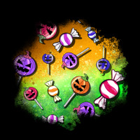 Halloween Candy Patches Long Sleeve Tee | Teevron