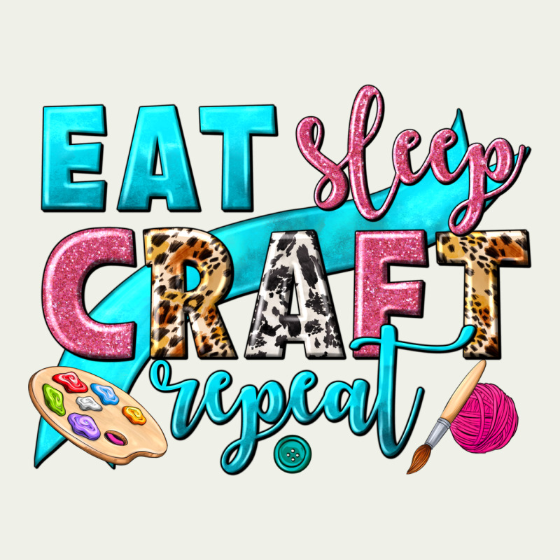 Eat Sleep Craft Repeat Urban Heavy Tee by NancyCooperArtShop | Teevron