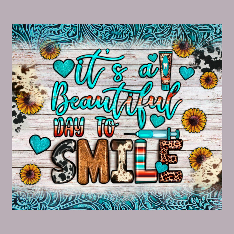 It’s A Beautiful Day To Smile Vintage Tee by JahusDesignShop | Teevron