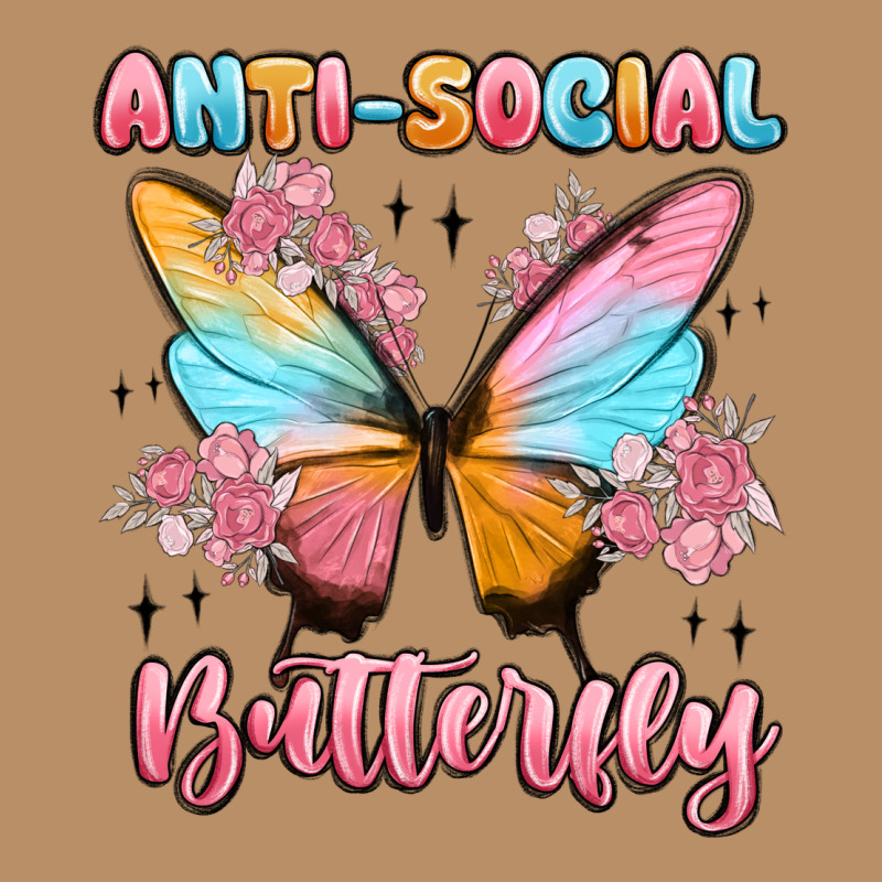 Anti Social Butterfly Vintage Hoodie by MaliasSmallBusiness | Teevron