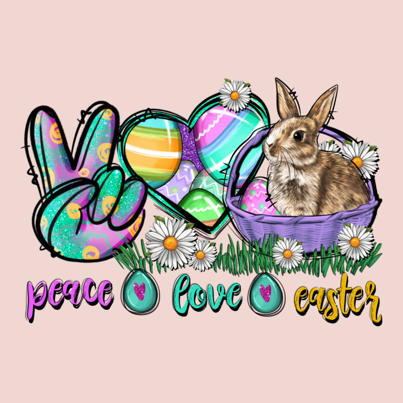 Peace Love Easter Day Premium Sweatshirt by CowGirlArtShop | Teevron