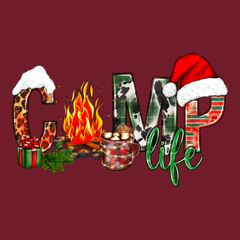 Christmas Camp Zipper Hoodie by NancyCooperArtShop | Teevron