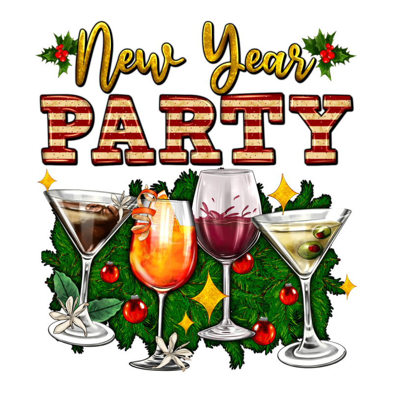 New Year Party Christmas Coctail Premium Tee by AdoDesignShop | Teevron