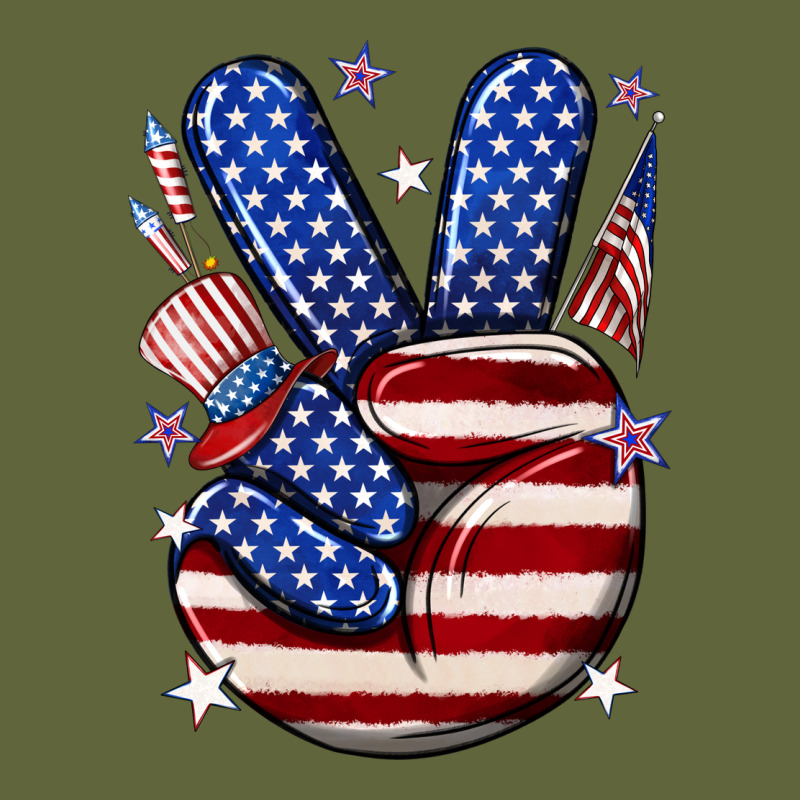 Peace 4th July Classic Tee by NancyCooperArtShop | Teevron