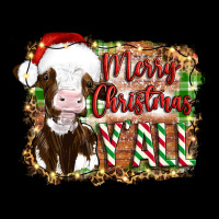 Merry Christmas Y'all Cow Ladies Tee | Teevron