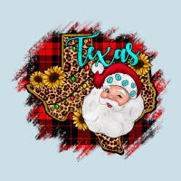 Texas Santa Wood Slice Ornament Ladies Tee | Teevron