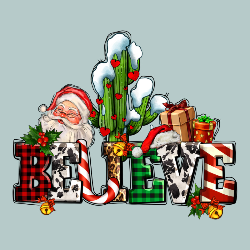 Believe Christmas And Santa Heavy Core Tee by AdoDesignShop | Teevron