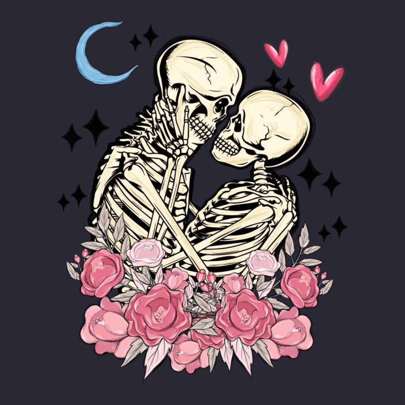 The Lovers Skeletons Vintage Tee by MaliasSmallBusiness | Teevron