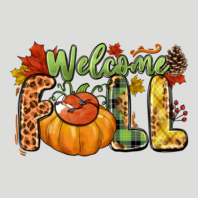 Welcome Fall Zipper Hoodie by NancyCooperArtShop | Teevron