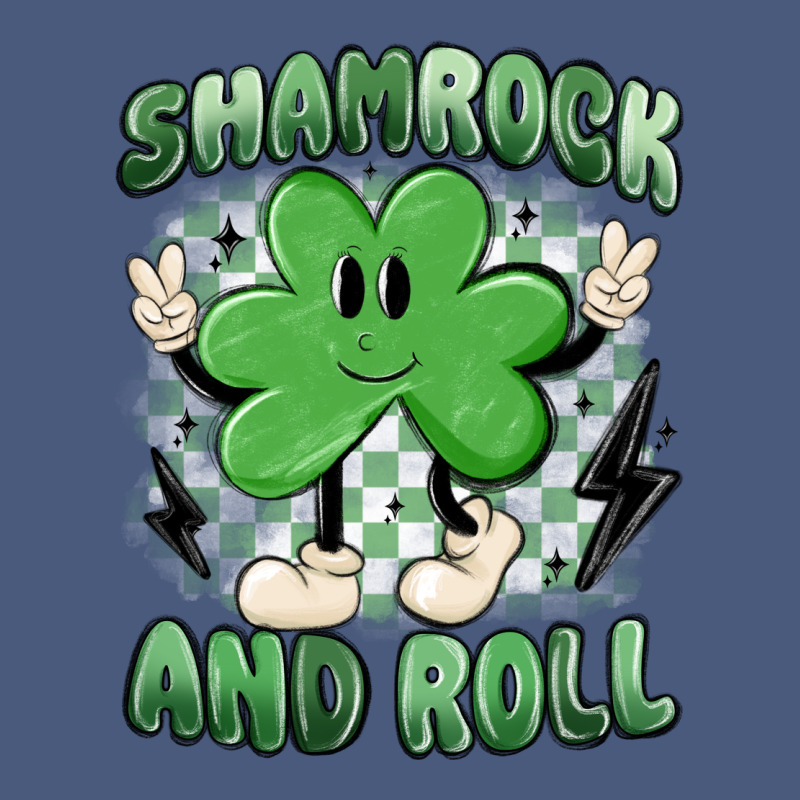 Shamrock And Roll Vintage Hoodie by MaliasSmallBusiness | Teevron