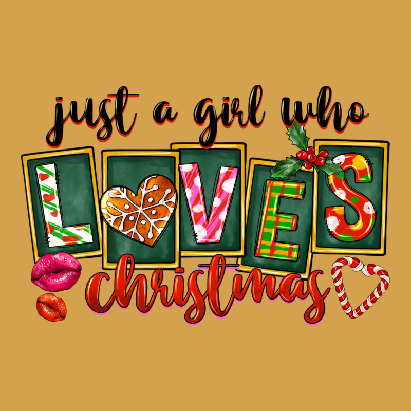 Just A Girl Who Loves Christmas Urban Hoodie by FaDigitalArtStudio | Teevron