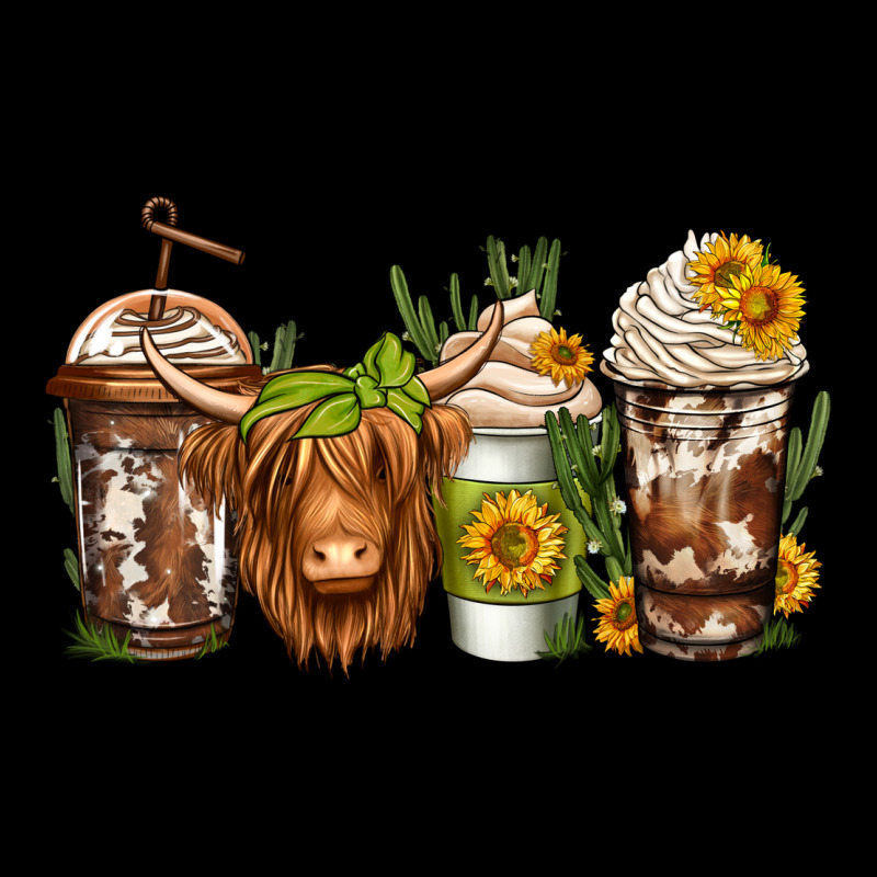Longhaired Cow Coffee Ladies Tee by Jasminsmagicworld | Teevron