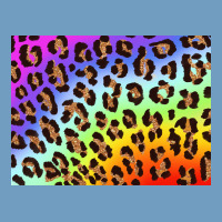 Leopard Background Rainbow 3200x2400 Urban Heavy Tee | Teevron