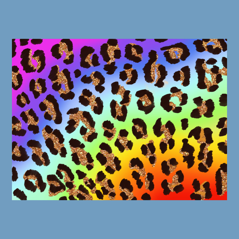 Leopard Background Rainbow 3200x2400 Urban Heavy Tee by AdoDesignShop | Teevron