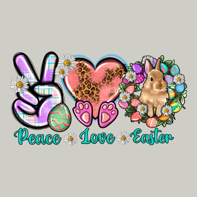 Peace Love Easter Day Heavyweight Hoodie by HowdyJamesFarm | Teevron