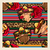 Mexican Gnomes Seamless Pattern Premium Tee | Teevron