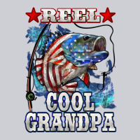 Reel Cool Grandpa American Flag Bass Heavyweight Sweatshirt | Teevron