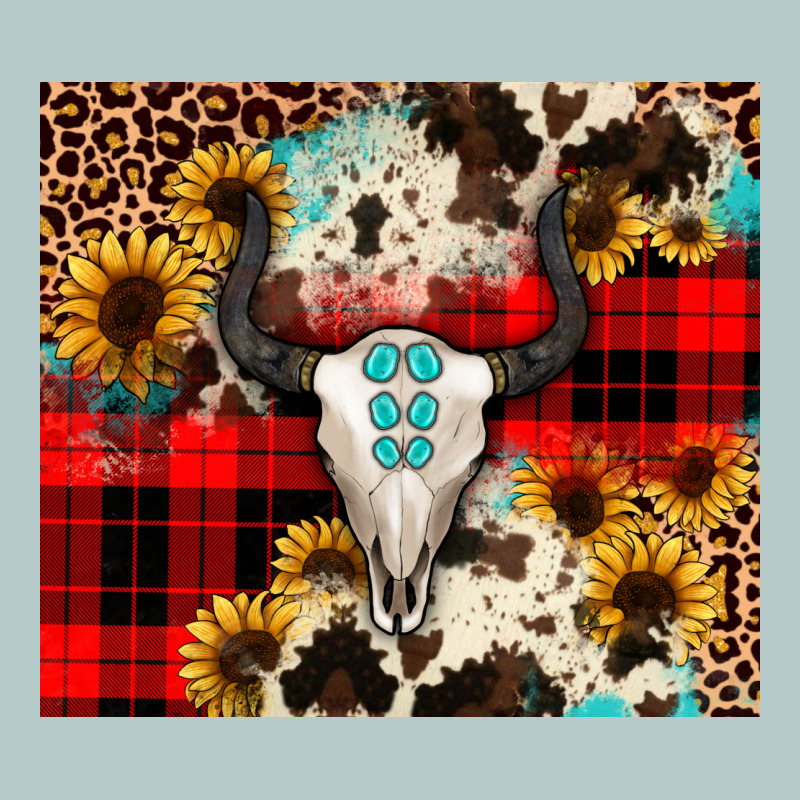 Bullskull Sunflower Heavy Core Tee by JahusDesignShop | Teevron