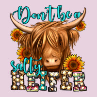 Don't Be A Salty Heifer Long Haired Cow Ladies Tee | Teevron